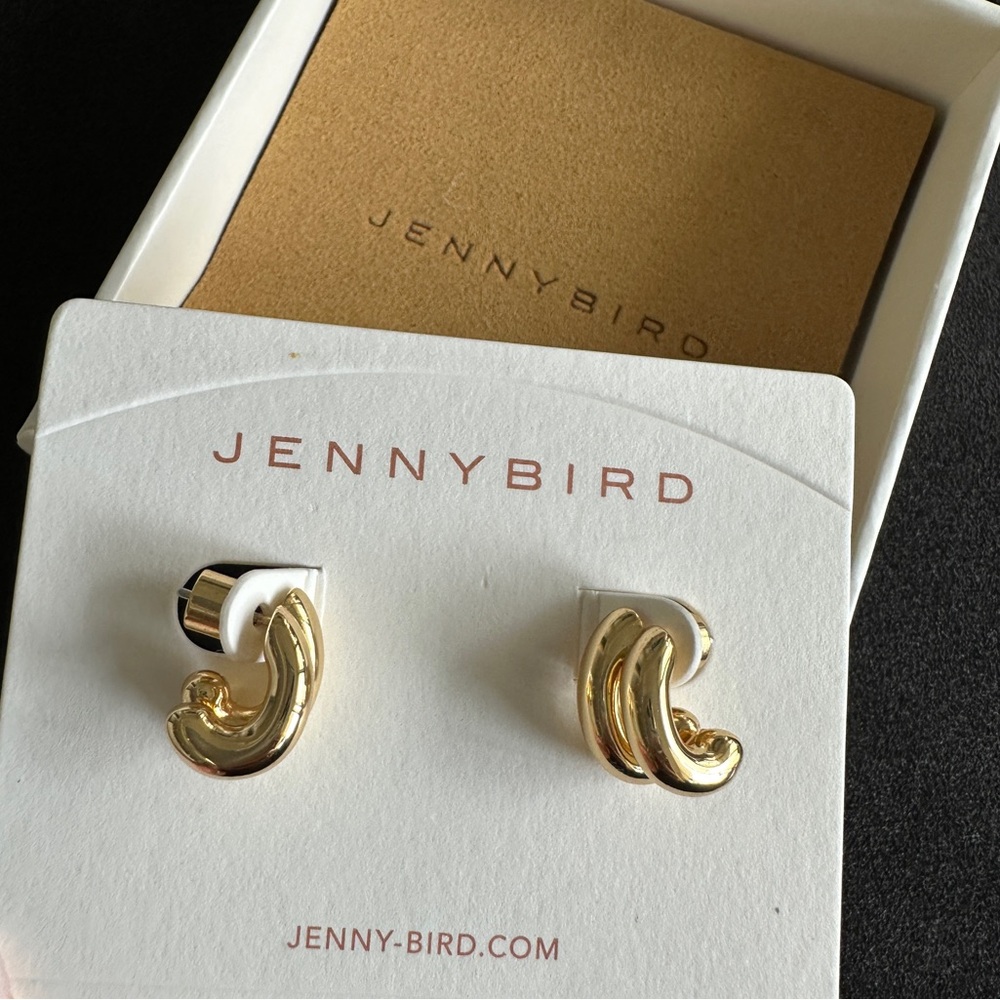 JENNY BIRD Mini Florence Earrings, High Polished 14K Gold